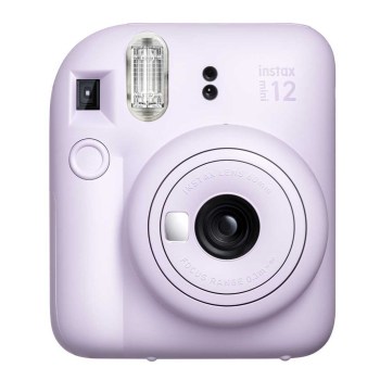 cámara fujifilm instax mini 12 lila cuerpo