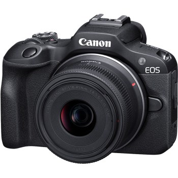 canon eos r100 cámara mirrorless con lente 18-45 mm