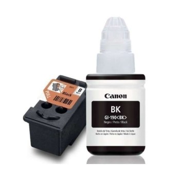 cabezal canon de impresion tinta negra bh-1 + botella de tinta gi-190 negra